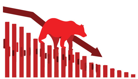 Nifty at 25,100, Sensex down 375 pts
