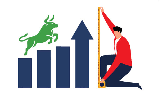Sensex gains 320 points