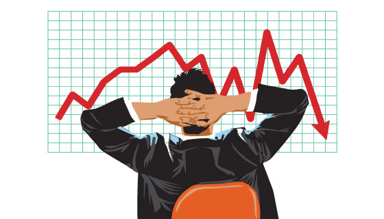 Sensex down 297 points; all sectors in the red