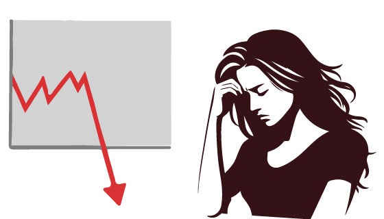 Sensex falls 519 points