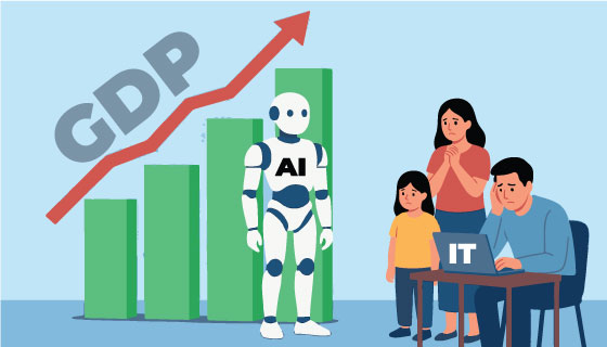 Will rising GDP replace falling consumption?
