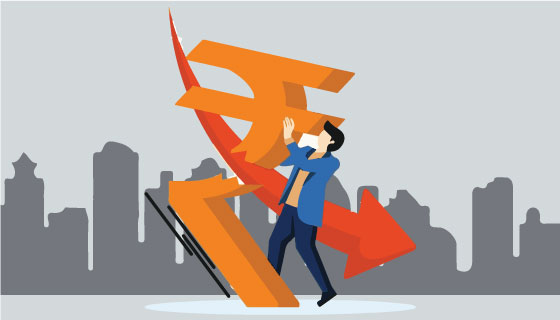 Rupee hits record low