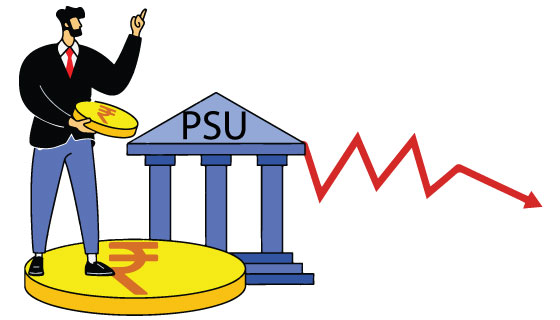 PSU bank stocks fall up to 6%