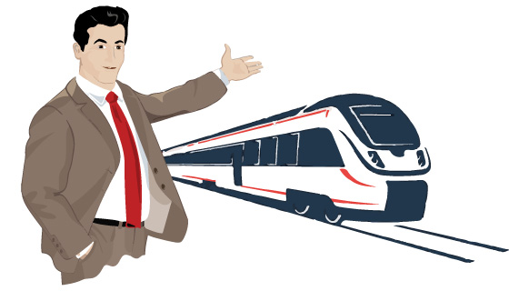 Rail shares are running again