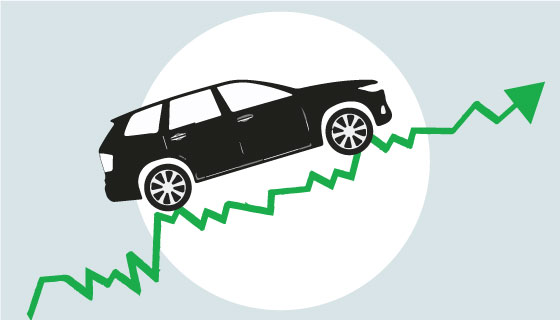 Auto stocks rise up to 3%