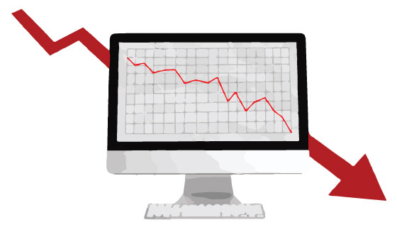 Sensex down 250 points