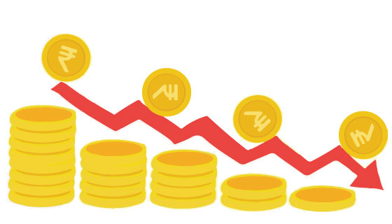 Rupee slips to record low of 91.28