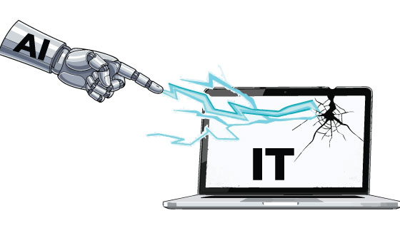 IT stocks fall for third day as AI jitters deepen