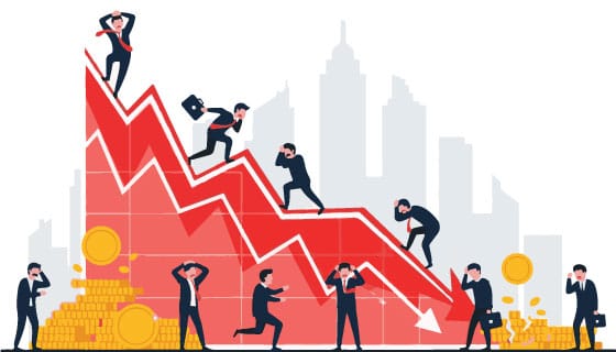 Sensex settles 1000 pts lower