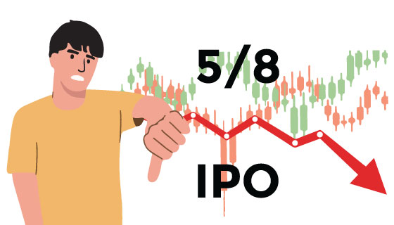 Only three IPOs opened in profit on debut