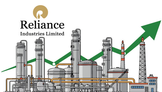 Reliance shares rise 2.5%
