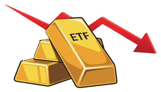 Gold ETF inflows tumble 78% MoM to Rs 5,254 crore in February