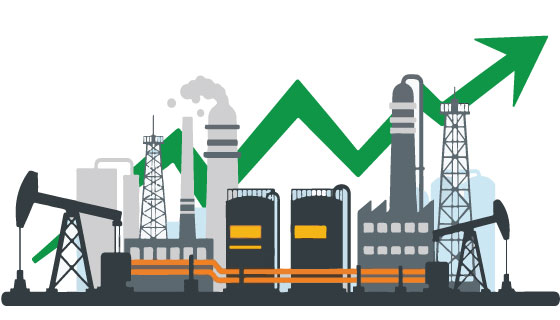 Crude oil prices rose 9%