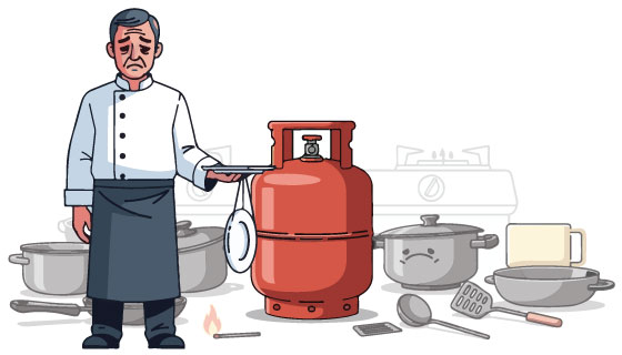 Restaurant-related stocks fall up to 7% on gas shortage fears