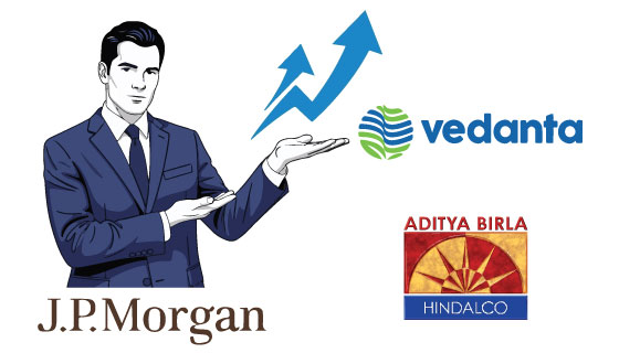 JP Morgan upgrade Vedanta and Hindalco