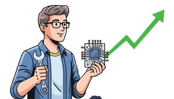 IT stocks climb up to 5%