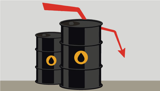 Crude oil falls below $110, down 6% in just two sessions