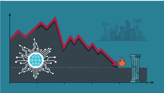 IT valuations fall near levels seen during subprime crisis