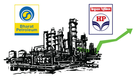 HPCL, BPCL, other OMC shares rise up to 3% on fuel price hike