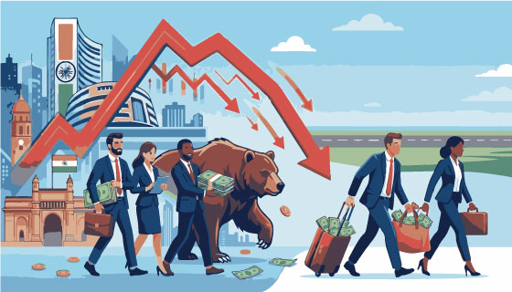 Foreign investors continue to pull out from financials in first half of May