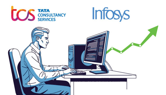 Infosys, TCS shares jump 5%