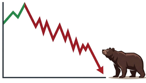 Sensex down 304 points