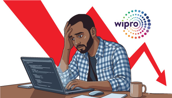 Wipro plunges 8%