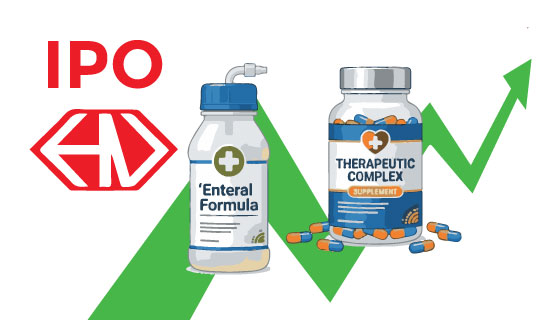 Hexagon Nutrition Lists at 7% Premium
