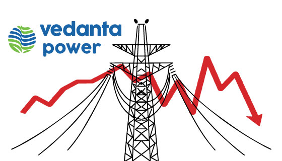 Vedanta Power shares drop 3%, fall below listing price