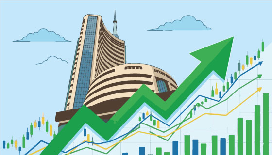 Sensex up 280 points