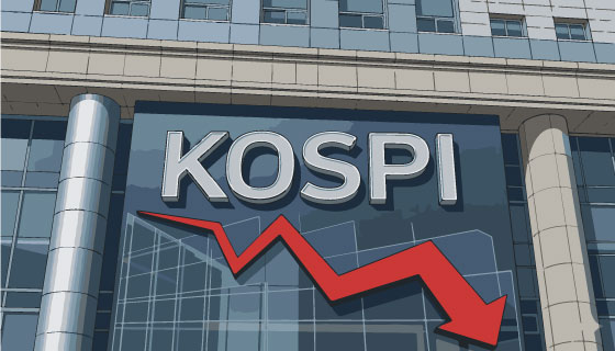South Korea’s Kospi down 10%