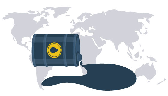Crude oil prices crash 42% from April’s peak