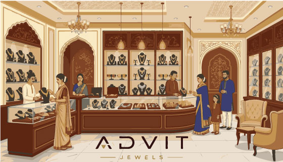 Advit Jewels lists at 37% premium