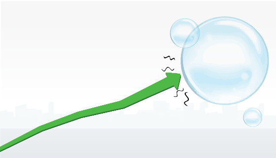 How can you Identify an asset bubble?