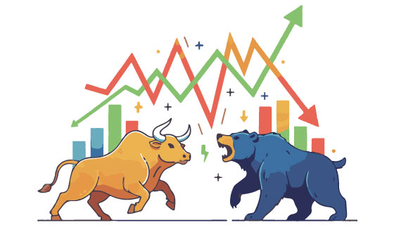 Sensex and Nifty end flat after volatile trade