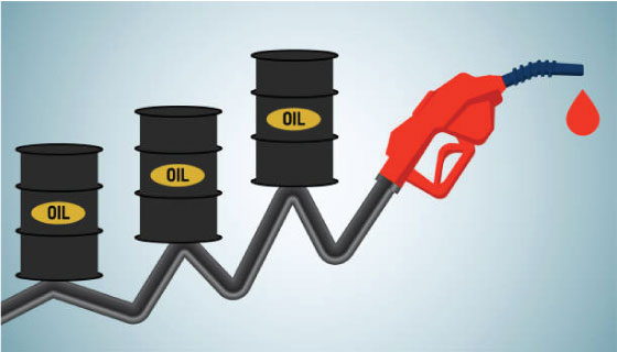 Crude oil price hits 2-month high