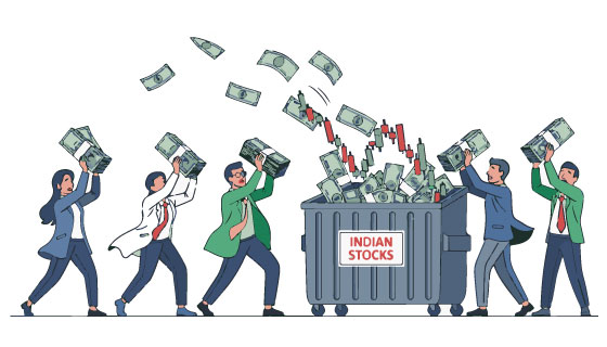 FIIs withdraw Rs 13,138 crore from equities in September so far