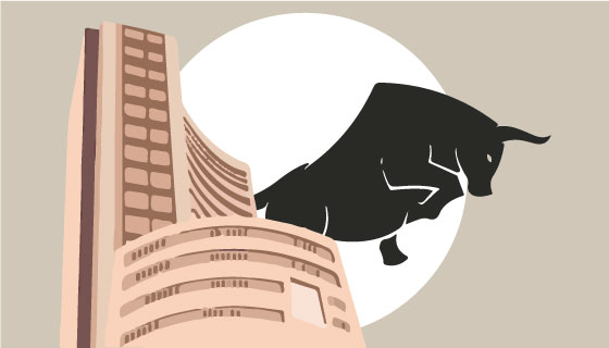Sensex up 299 points