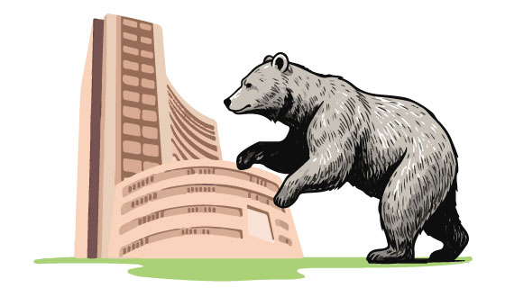 Sensex down 429 points