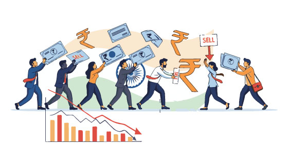 Foreign investors sell Rs 13,000 crore in equities on Oct 8