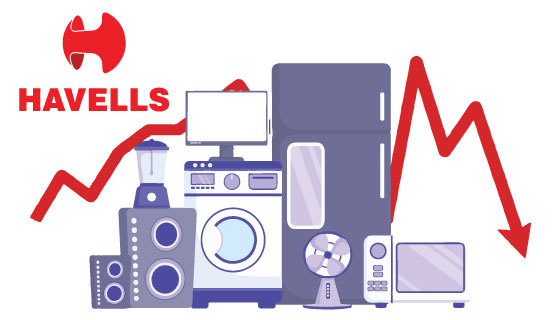 Havells India shares fall 6%